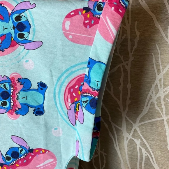 DISNEYLAND DISNEY STITCH WOMEN PAJAMA TSHIRT DRESS - Picture 3 of 10